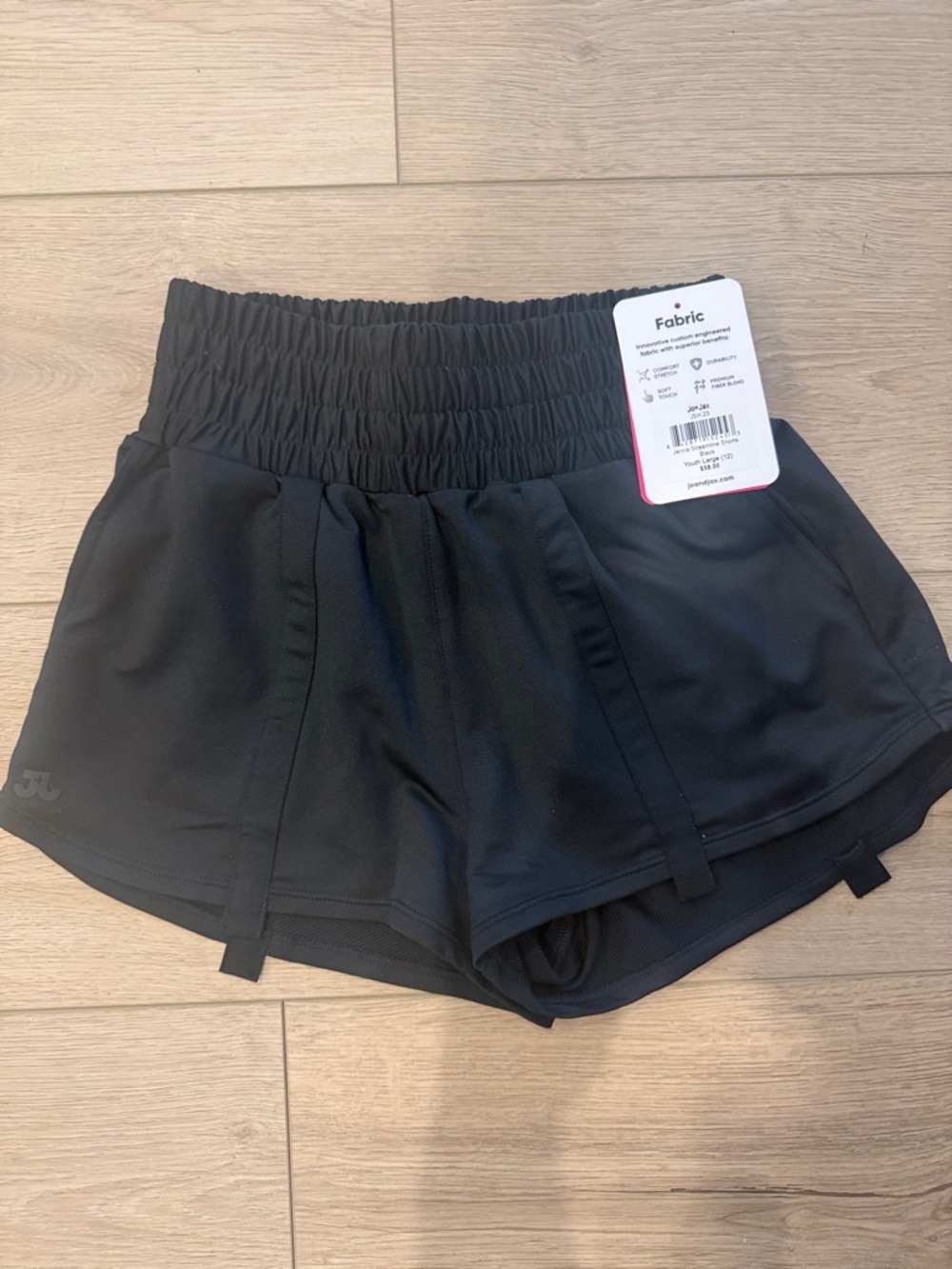 Jo + Jax  Black Shorts with Smocked Waist